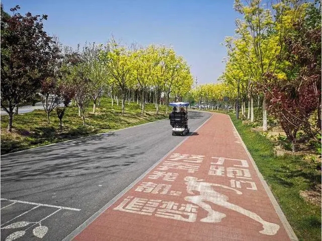 京城最大綠肺溫榆河公園18條道路“瘦身曲化”